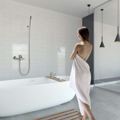 bathroom bedroom toilet use high quality stainless steel material silicone spout shower mixer water tap faucet set