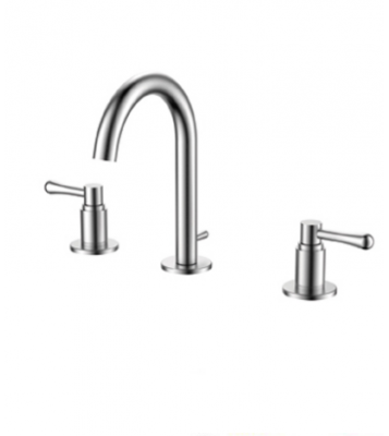 3 hole dual handle best price high quality basin faucet face water tap wash clean cold hot water switch bathroom toilet useful