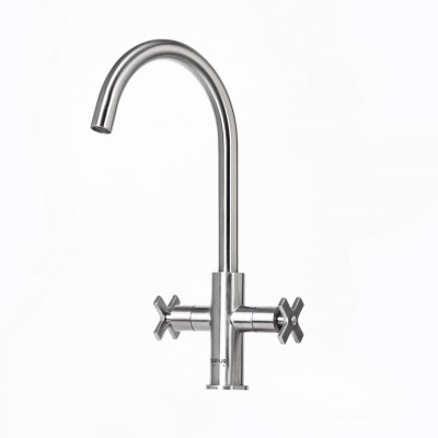 stainless steel 304 hot sale deck mounted kitchen faucet without pullout spray